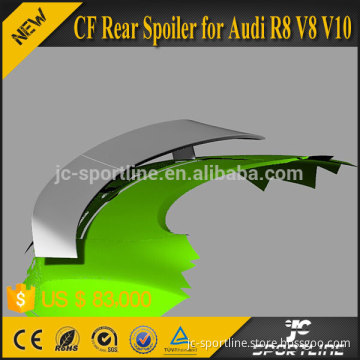 JC Sportline Car Carbon Fiber Rear Wing for Audi R8 V8 V10